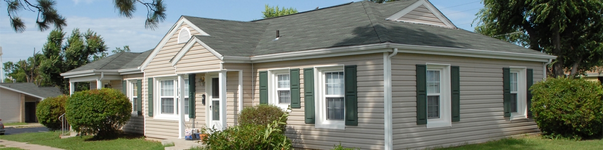 Exterior image of Country Club village apartments