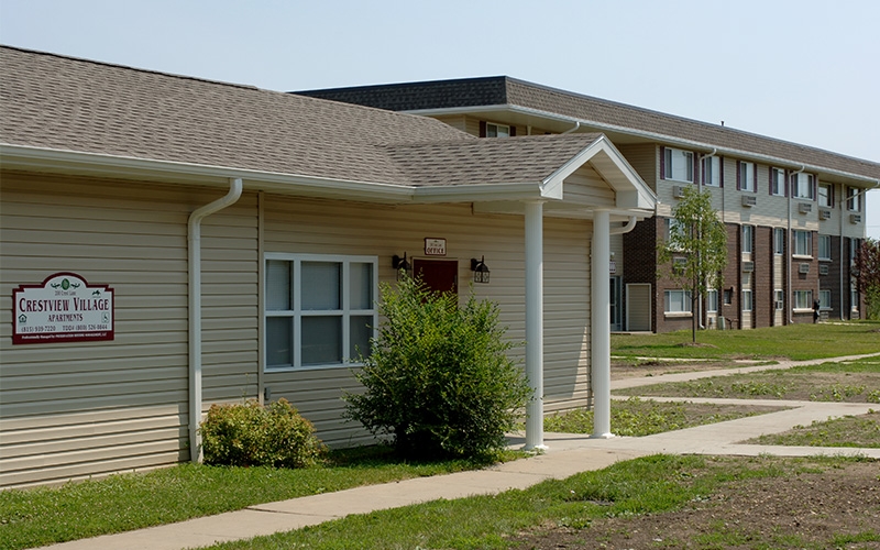Crestview Village Apartments (IL) office exterior