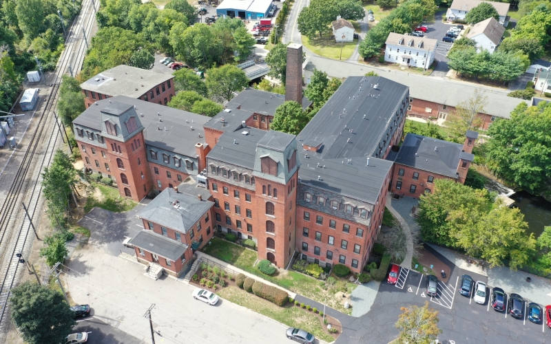 Hebronvielle Mill drone photo