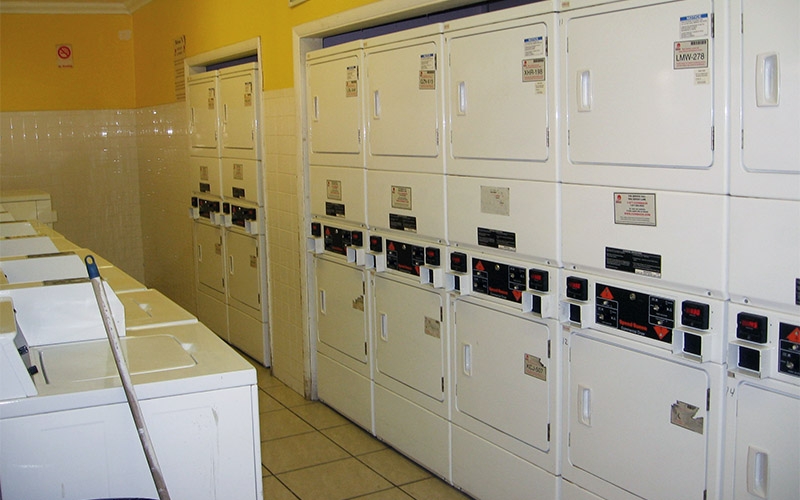 Campbell Arms Apartments laundry room