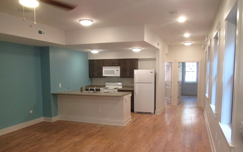 Abington Race and Pleasant unit kitchen