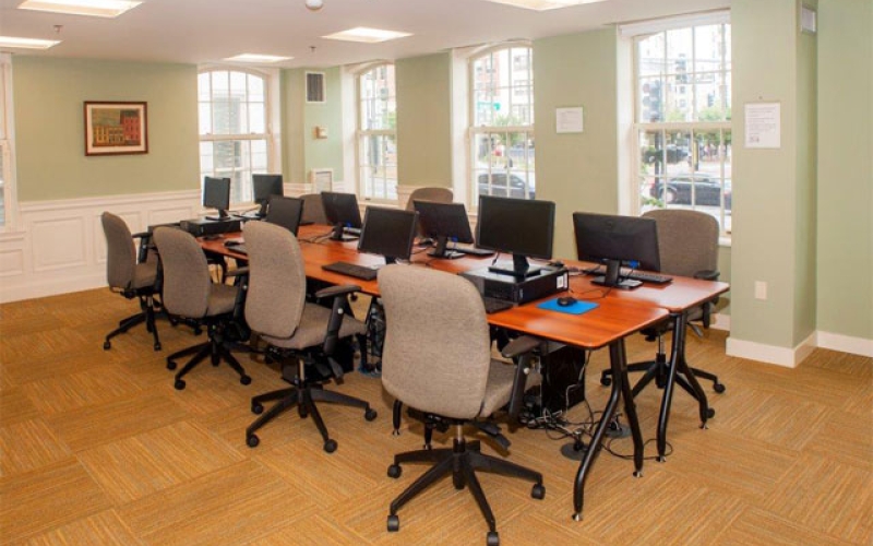 Kenmore Abbey community computer room