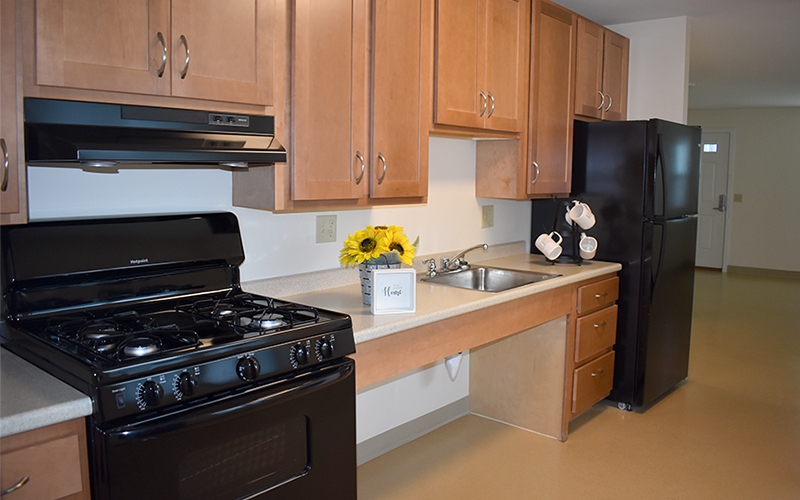 Oxford Place and Gardens unit kitchen