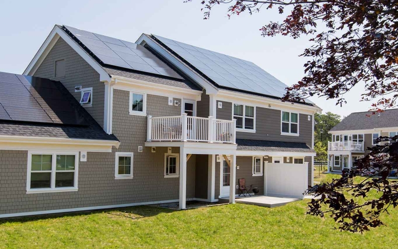 Melpet Farm exterior with roof solar panels