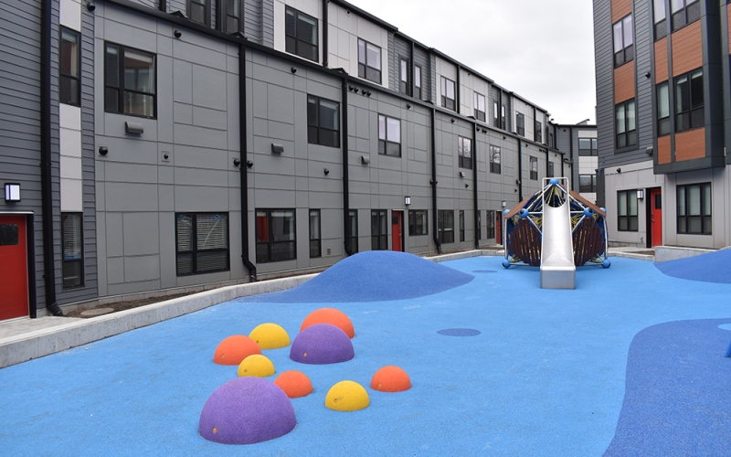 Flat 9 courtyard playground