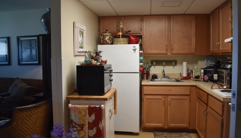 Trinity Towers South unit kitchen