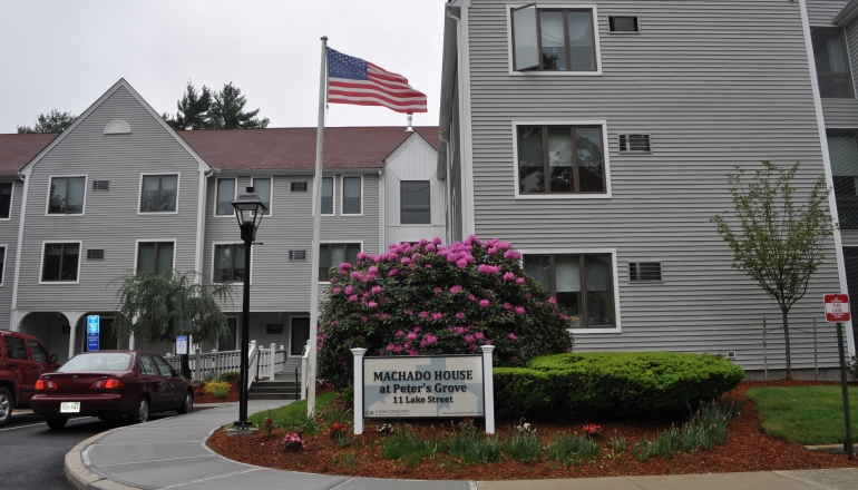 Machado House exterior and sign