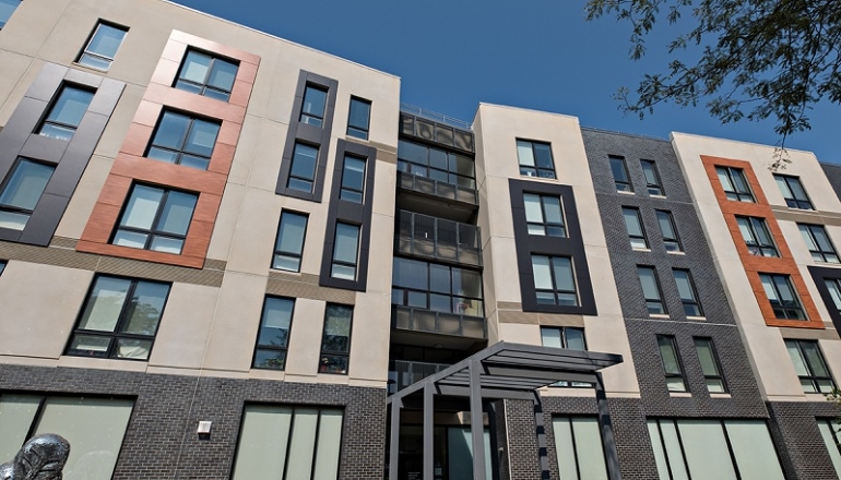The Burnham exterior windows