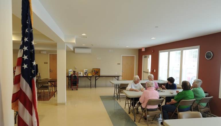 Torringford West Apartments community room