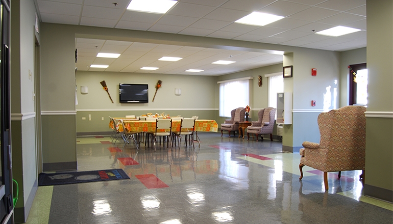 Pocasset Manor common room