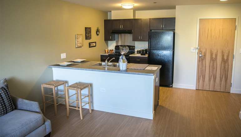 The Burnham unit kitchen