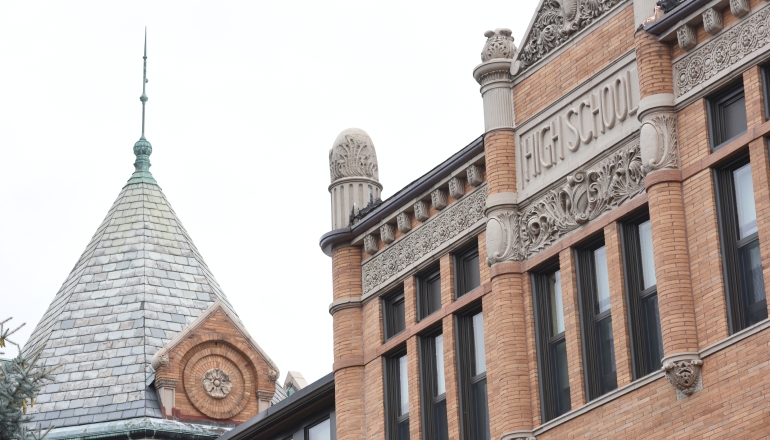 Old Middletown High School exterior