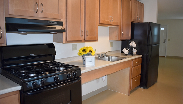 Oxford Place and Gardens unit kitchen