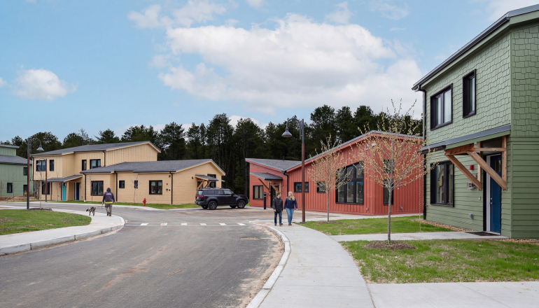 Exterior of Residences at Lawrence Hill