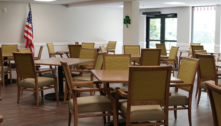 Trinity Towers South indoor community room