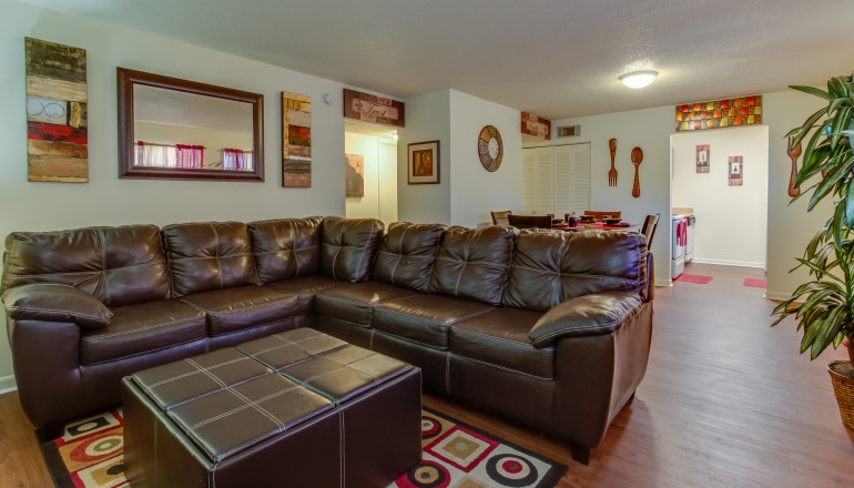 Middletowne Apartments unit living room