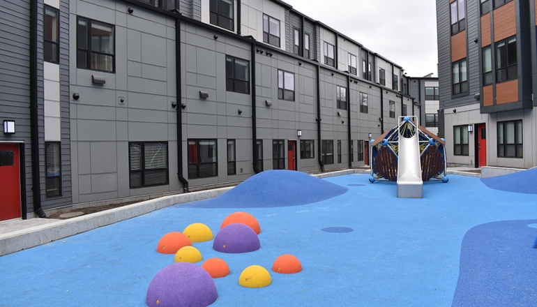 Flat 9 courtyard playground