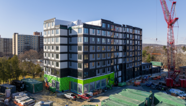 Clarendon Hill under construction