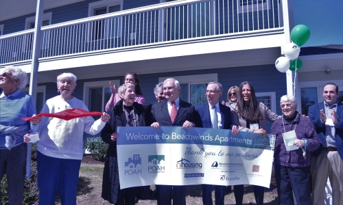 Senator Reed Joins Partners and Residents to Celebrate  Affordable Apartments in Narragansett