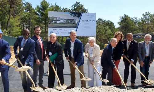 Groundbreaking Ceremony for LeClair Village Apartments  Pays Tribute to Longtime Cape Cod Housing Advocate and Volunteer 