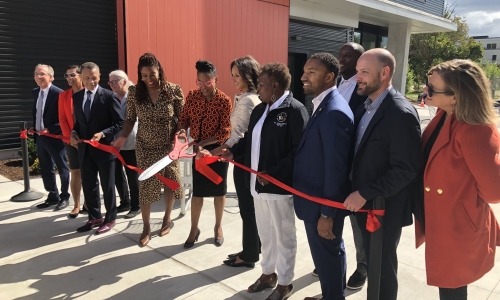 Ribbon cutting