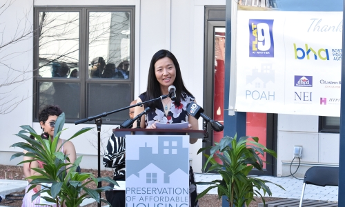 MAYOR WU, CONGRESSWOMAN PRESSLEY, RESIDENTS AND PARTNERS CELEBRATE START OF FINAL PHASE OF ROXBURY MIXED-USED, MIXED-INCOME DEVELOPMENT 