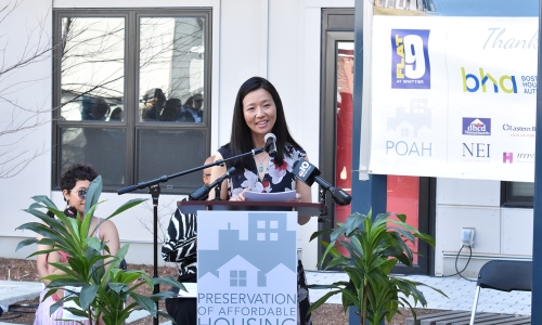 MAYOR WU, CONGRESSWOMAN PRESSLEY, RESIDENTS AND PARTNERS CELEBRATE START OF FINAL PHASE OF ROXBURY MIXED-USED, MIXED-INCOME DEVELOPMENT