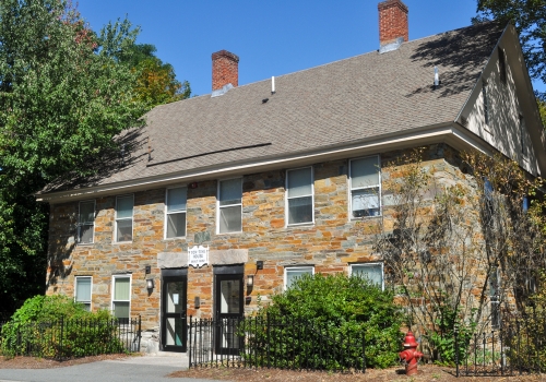 Sugar River Mills exterior stone building