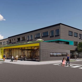 Rendering of building
