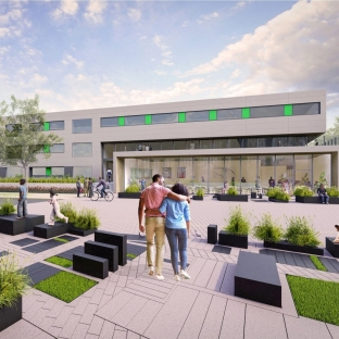 artistic rendering of building
