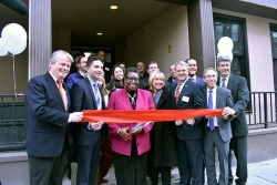 Community and state leaders celebrate newly renovated Tribune Apartments in South Framingham
